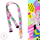 Rainbow Razzle Lanyard