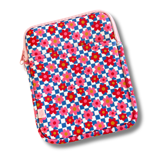 Ellē Nicole E-reader / Tablet Sleeve / Book Sleeve - Retro Bold Check