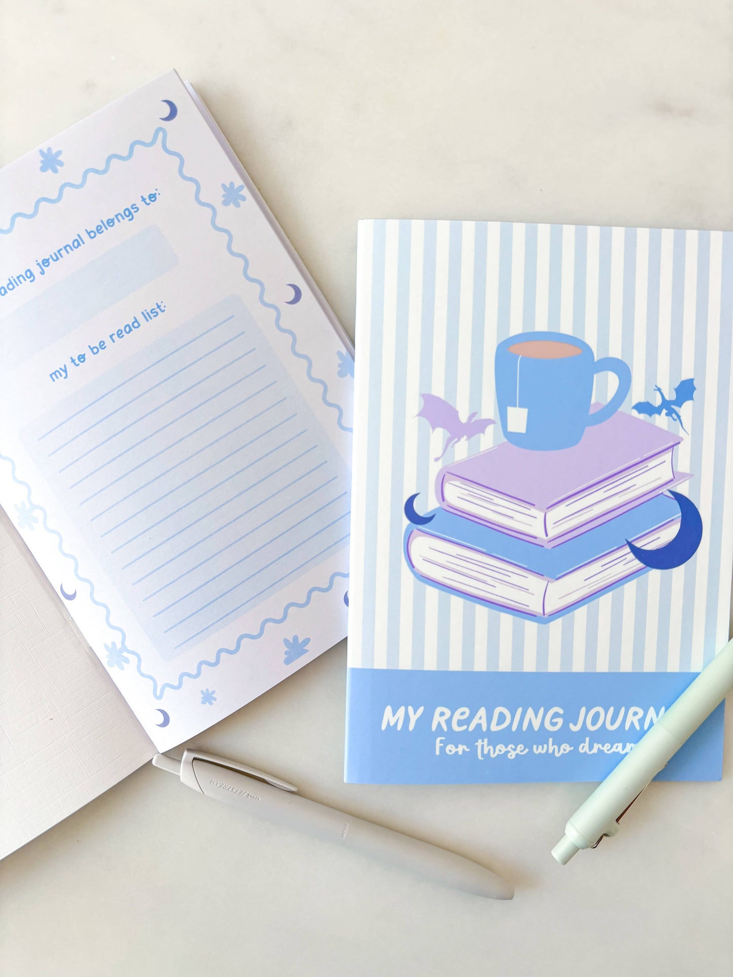 ** Coming May 21 ** Fantasy Dragons Reading Journal | A5 Book Review Notebook