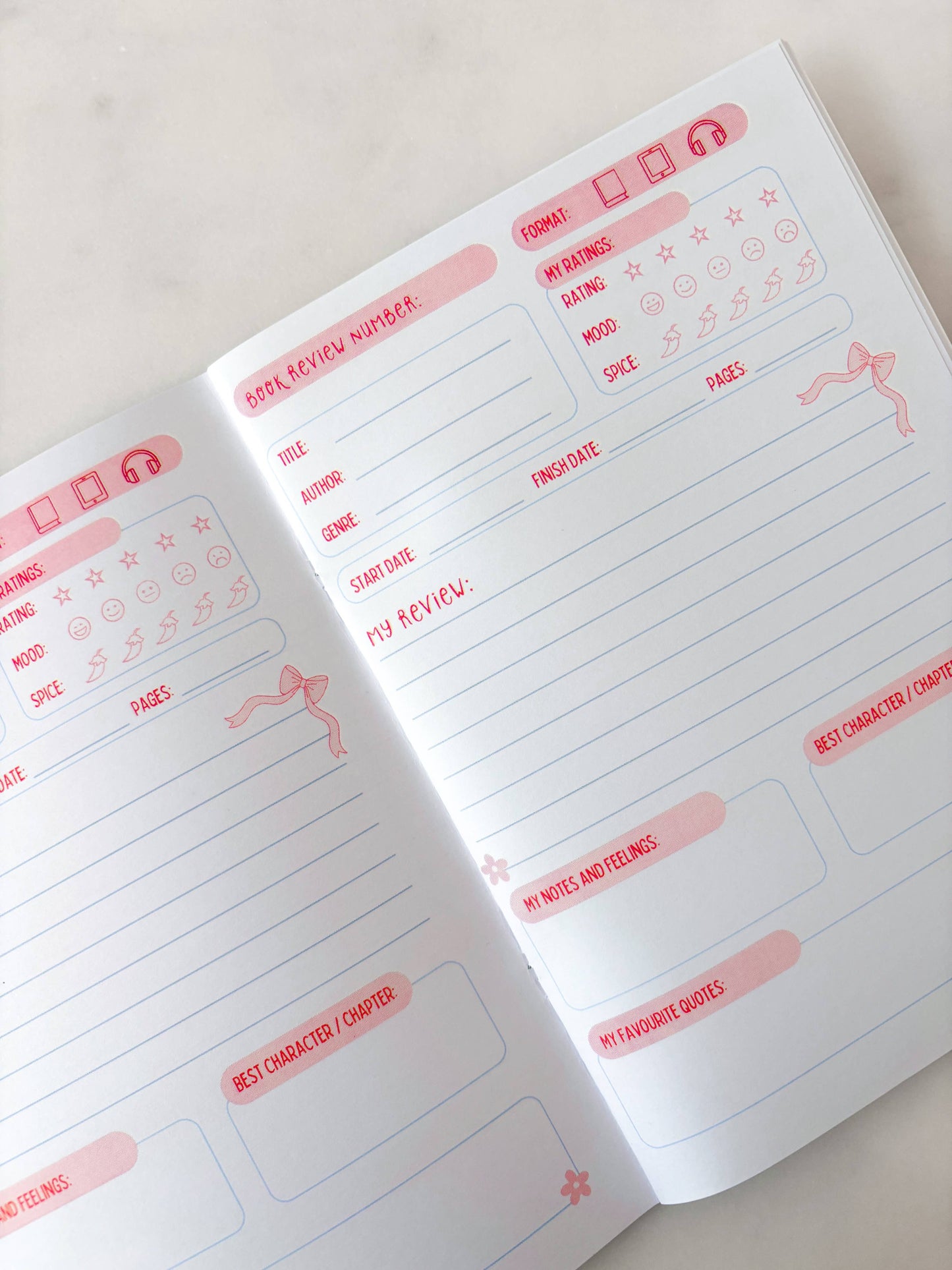 ** Coming May 21 ** My Reading Journal | A5 Book Review Notebook