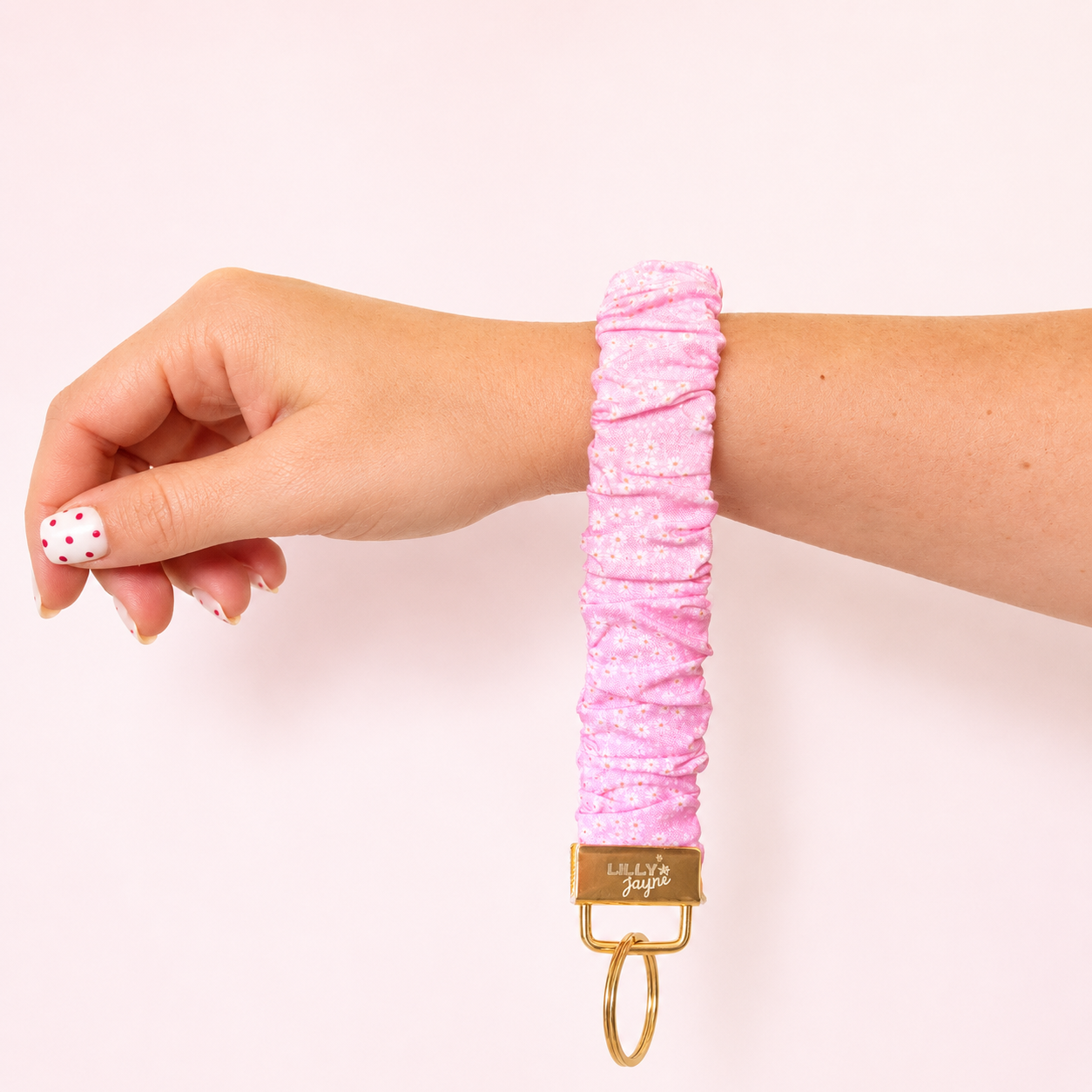 Pink Petal Scrunchie Wristlet (Mini Me) ** Available 22 July 6pm **