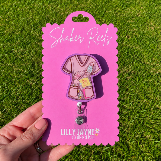 Nurse & Student Nurse Shaker Reel Badge