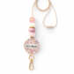 Phone lanyard with floral design and 'Mrs Blume' text on a white background
