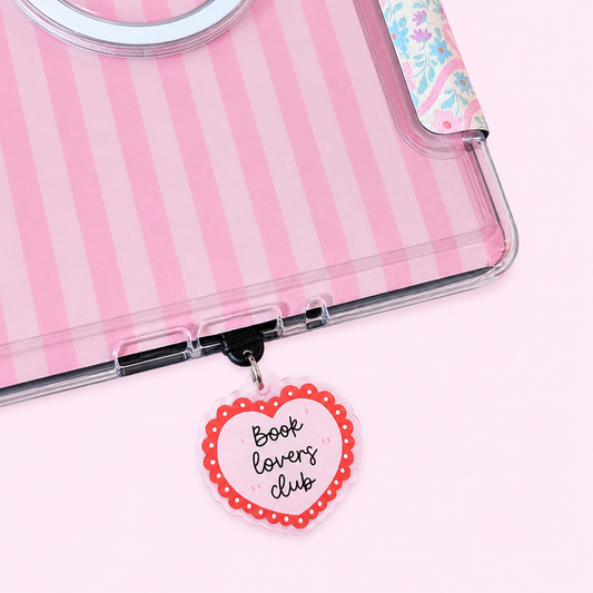 Book Lovers Club USB-C Dust Plug Charms – 3cm
