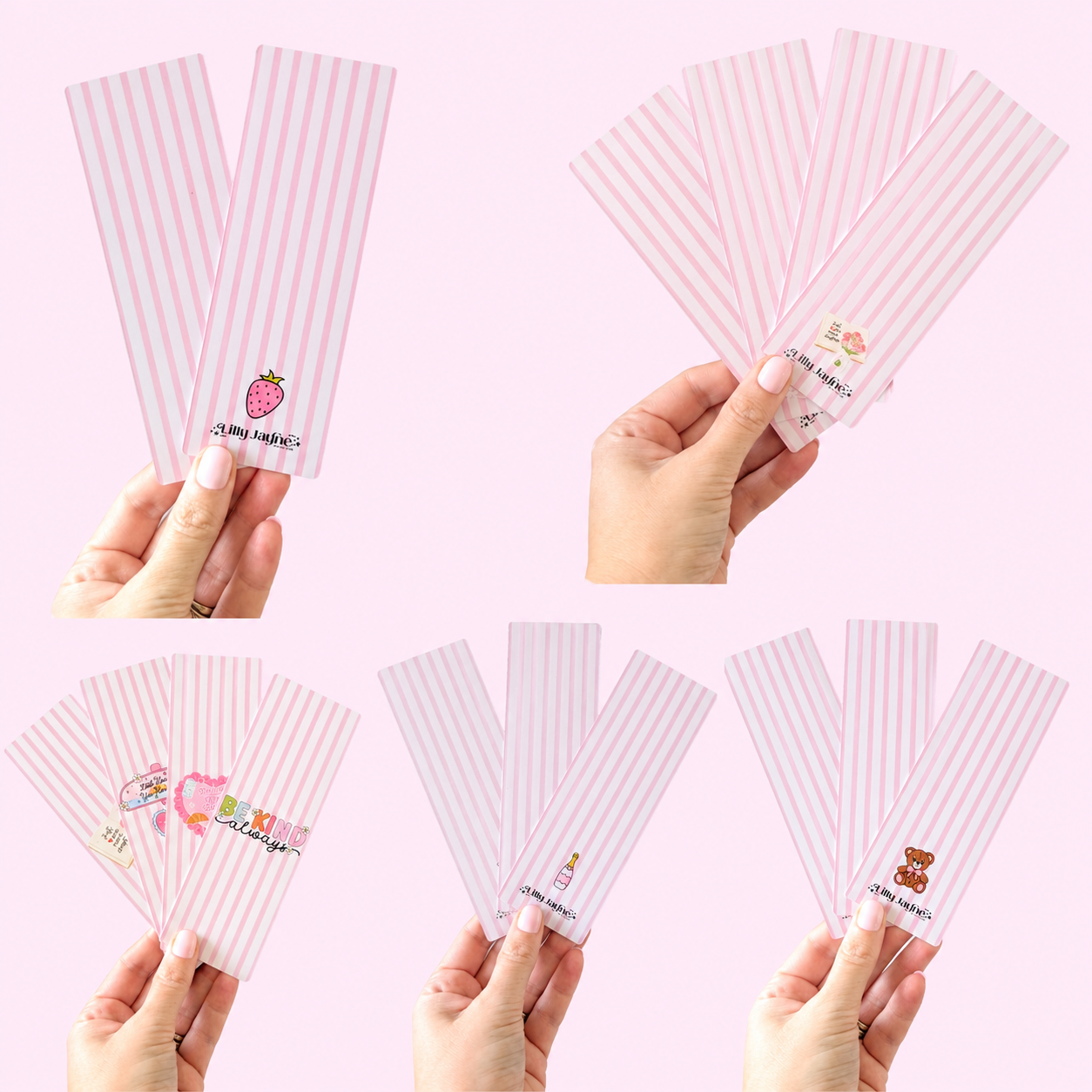 ** Coming May 21 ** Be Kind Always Double-sided bookmark with Matte & Holographic Star finish