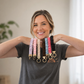 Blue Petal Scrunchie Wristlet (Mini Me)  ** Available 22 July 6pm **