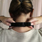 Black Luxe - Scrunchie Lanyard – Stretchy, Safe & Cute (49cm + Stretch)