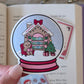 Snowglobe Waterproof Vinyl Sticker | 7cm Bookish Decal | Matte, Gloss & Holographic Stars Finish