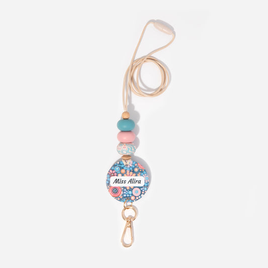 Flora Personalised Lanyard